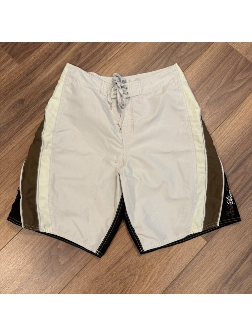Quiksilver Silver Edition Board Shorts Mens 32 Y2k Style Surf Skate